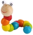 Allwin Wooden Twisty Wiggly Worm Multicolour Sensory Wood Bead Developmental Toy Multi-Color