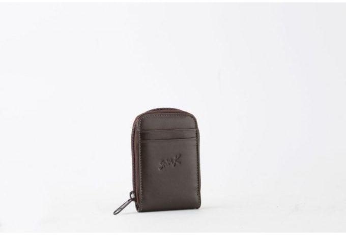 Menswallet Seven K Genuine Leather Card Holder For Men Brown C1135N