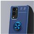 Autofocus For OnePlus 9 Pro Metal Ring Holder TPU Case(Blue+Blue)