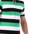 Andora Striped Short Sleeves Buttoned Polo Shirt - Multicolour