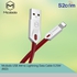 Mcdodo USB AM to Lightning Data Cable 0.25M CA-0317 (Red)
