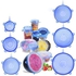 Silicone Stretch Fresh Food Cover - 6 Pcs