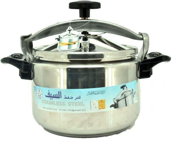Pressure Cooker 4 Liter by Alsaif, Stanless Steel