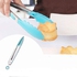 Stainless Steel Food Tongs Big Size BLUE