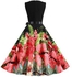 فستان مزين بطبعة أنيقة Multicolour