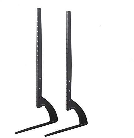Universal Table TV Stand Base Mount Pedestal Feet Leg for 25 26 27 28 29 30 32 37 40 55 60 65 70 75 LCD LED OLED Television for Samsung LG Sony TV, Black for 37&quot;-75&quot; TV Black 43237-2