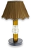 Modern Metal Lamp, Shabwa, Brown Color, Length 50 Cm