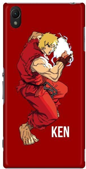 Stylizedd  Sony Xperia Z3 Premium Slim Snap case cover Matte Finish - Street Fighter - Ken Red