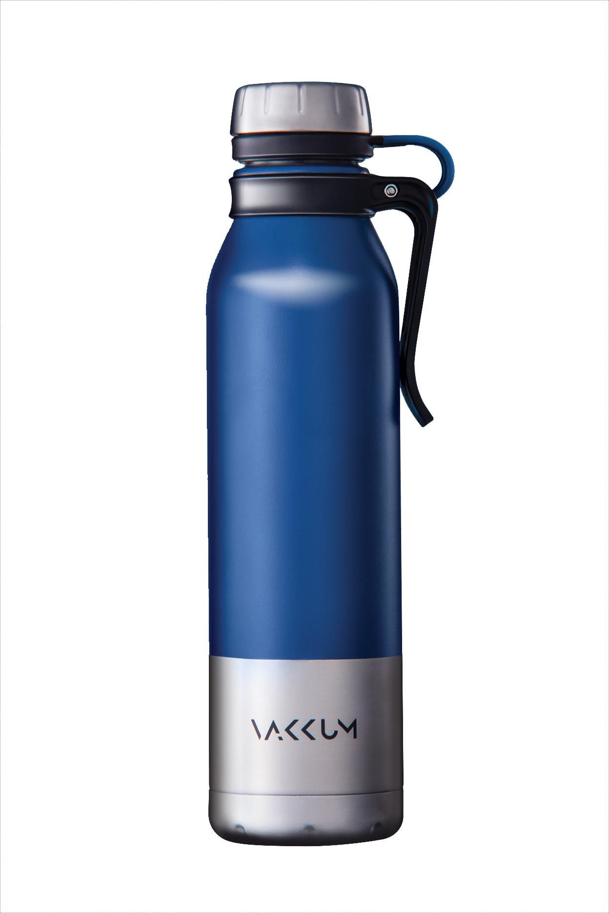 Anti-Bacterial Vakkum Starke Flask Stainless Steel Bottle 750ml (Blue)