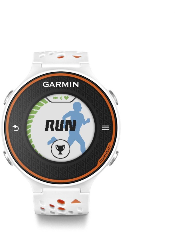 Forerunner 620 GPS Watch with Heart Rate Monitor - White/Orange