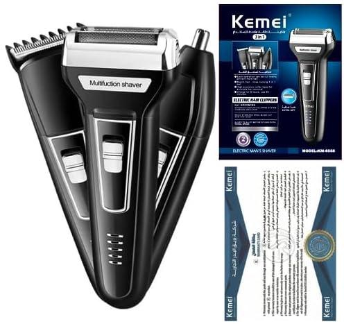Kemei Km-6558 Dry Multi USage For Men, Black