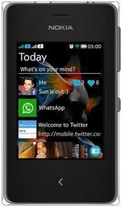Nokia Asha 500 (Wifi, Black)