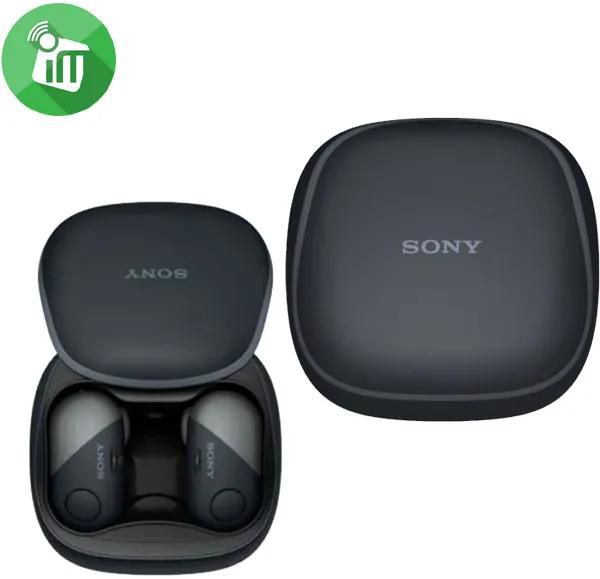 Sony WF-SP700N Wireless Noise Cancelling Headphones - BLACK
