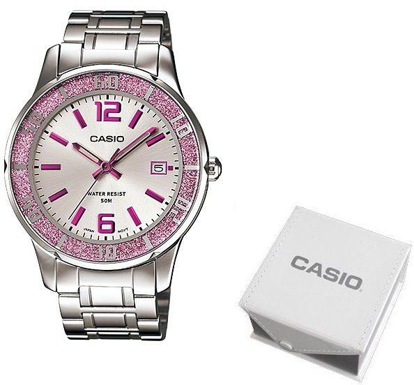 Watch for Women by Casio , Analog , Stainless Steel , Silver , LTP-1359D-4AV