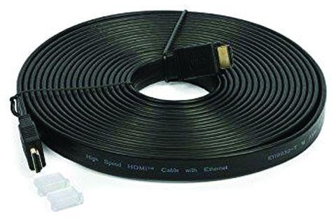 Generic Flat HDMI Cable - 20 Meter - Black