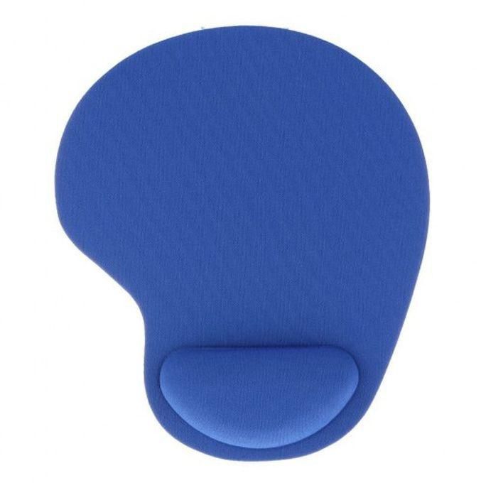Mouse Pad With Gel Wrist Support - Blue