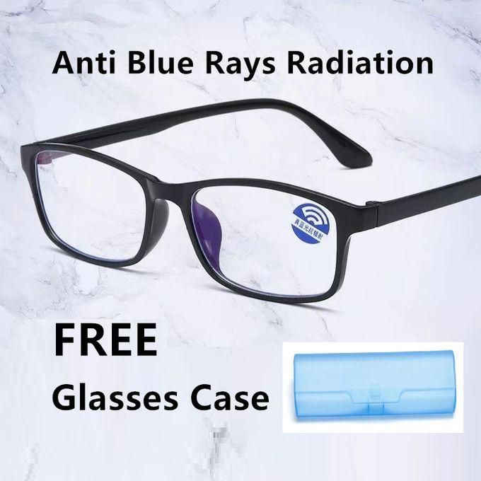 Anti Blue ComRays Radiation Glasses+Glasses Case