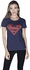 Creo Superman Red T-Shirt For Women - Xl, Navy