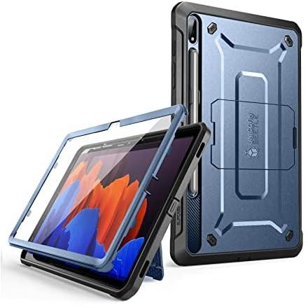 SUPCASE Unicorn Beetle Pro Series Case for Samsung Galaxy Tab S8 Ultra (2022), with Built-in Screen Protector & S Pen Holder Full-Body Rugged Heavy Duty Case (Cerulean)