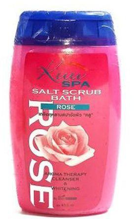 Kuu Spa Salt Scrub Bath - Rose