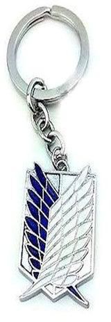 Attack On The Titans Blue And White Wings Key Chain