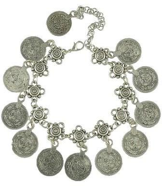 Metal Vintage Coin Charm Bracelet