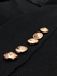 Trendy Gold Buttons Blazer For Women