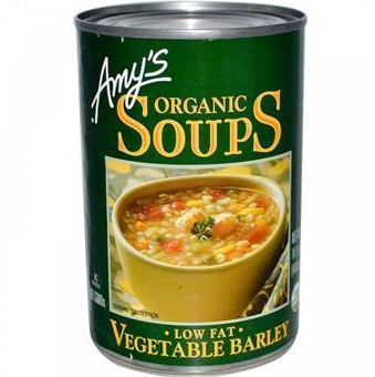 Amy's Organic Soups Vegetable Barley - 400 g