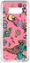 Flexible Hard Shell Case Cover For Samsung Galaxy S8 Plus Hipster Doodle 02