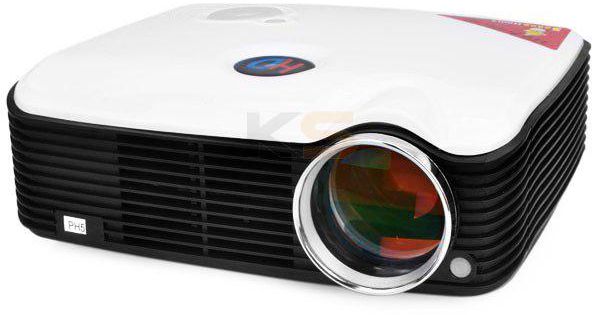 STA-ProHome PH5 LED Projector 2500 Lumens 800 x 600 Home Theater with HDMI USB Inputs White