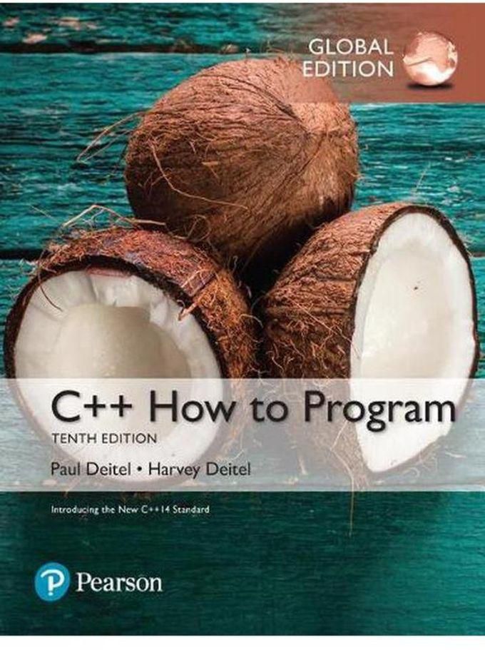 Pearson C++ How to Program Early Objects Version plus MyProgrammingLab with eText Global Edition Ed 10