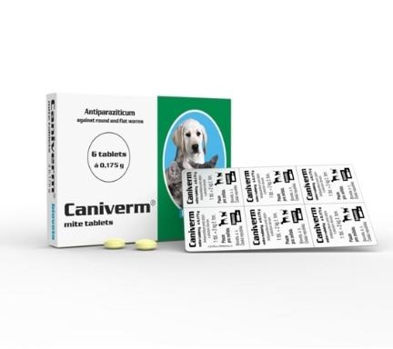Caniverm Mite & Mild Dewormer Tablet for Puppies & Kittens