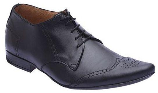 St.Joseph Pointed Toe Formal Lace Up Shoe - Black