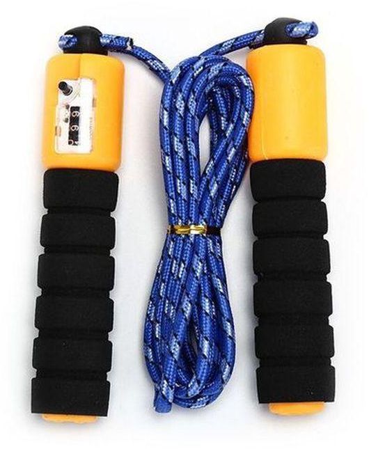 Digital Skipping Rope With Counter - Yellow/Black
