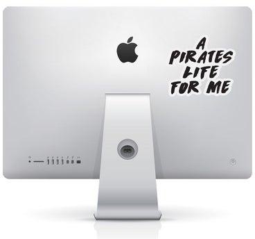 ملصق بتصميم مستوحى من فيلم "Pirates Of The Caribbean" يستخدم للكمبيوتر 4.5بوصة