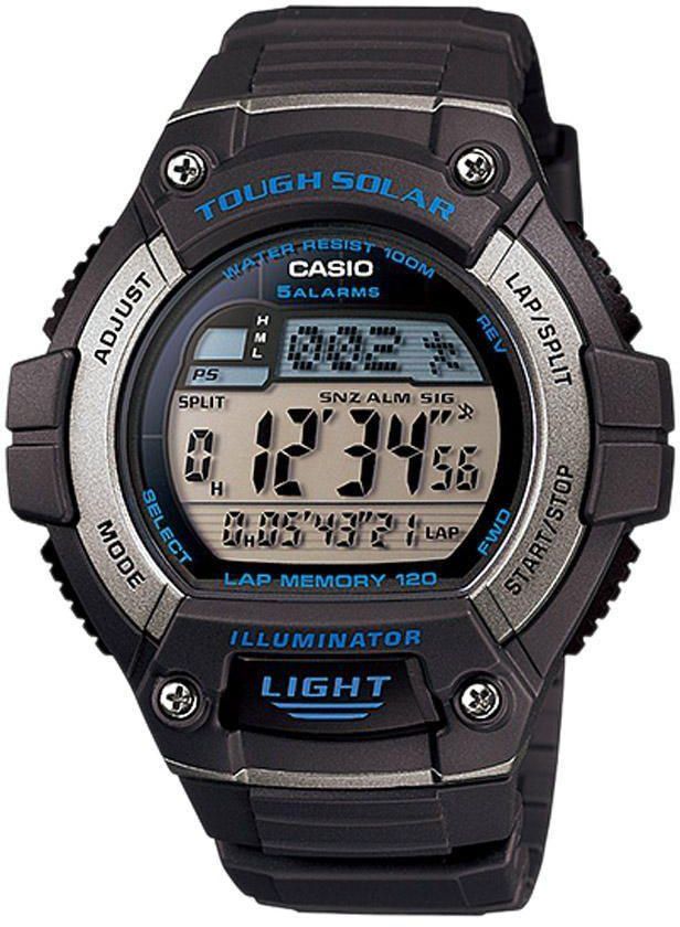Casio W-S220-8AVDF Resin Watch - Black