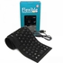 Generic Portable USB Flexible Silicone Foldable PC Keyboard without Numeric Keys