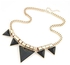 Neworldline Womens Girl Simple Bohemia Triangle Chain Necklace Pendant Jewelry BK