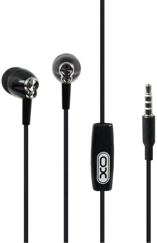 Get XO S26 Wired Earphones, with Microphone - Black with best offers | Raneen.com