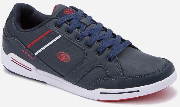 Activ Leather Casual Sneakers - Navy Blue