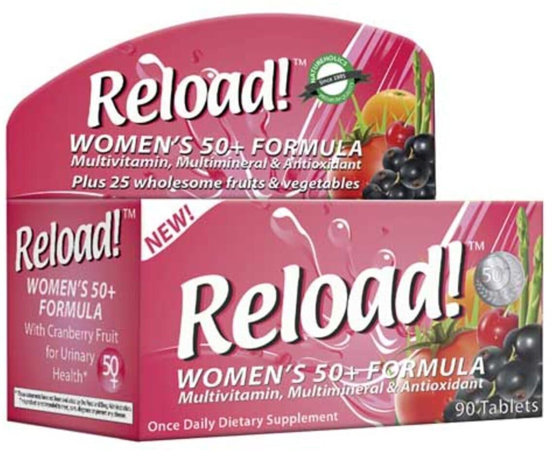 Reload Women’s 50+ Formula, 90 Tablets