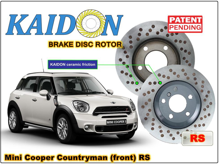 Kaidon-brake Mini Cooper Countryman Brake Disc Rotor (front) type "RS" spec