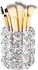 Makeup Brush Holder Crystal Beads Pen Pencil Holder Storage Organizer Container Gold