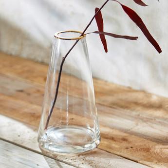 Rhone Glass Vase - 20 cm