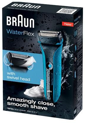 Braun Water Flex Wet and Dry Cordless Shaver for Men
