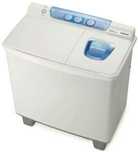 Hitachi Twin Tub Washing Machine 10.5 Kg, White, PS-1105FJ 22056A WH