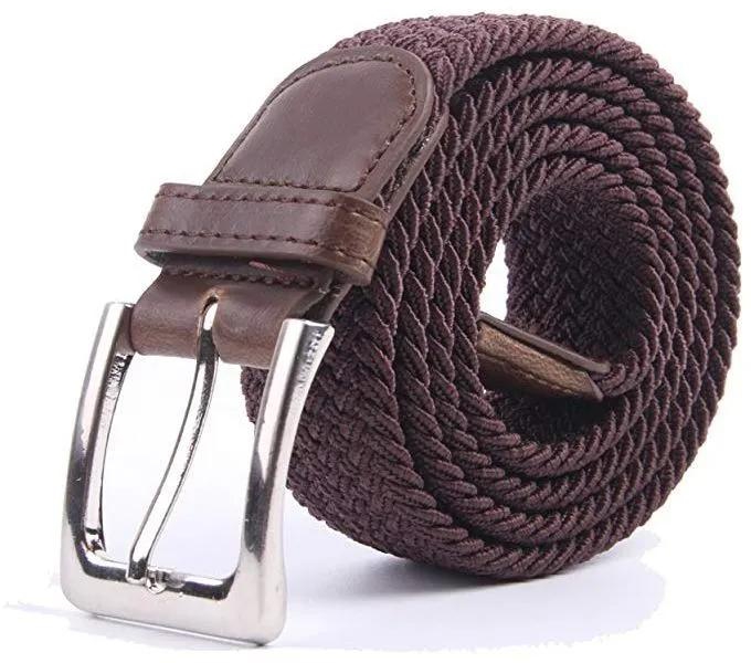 Fashion Canvas Elastic Woven Stretch Braided Belt