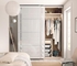 SVARTISDAL Pair of sliding doors, white paper effect, 150x236 cm - IKEA