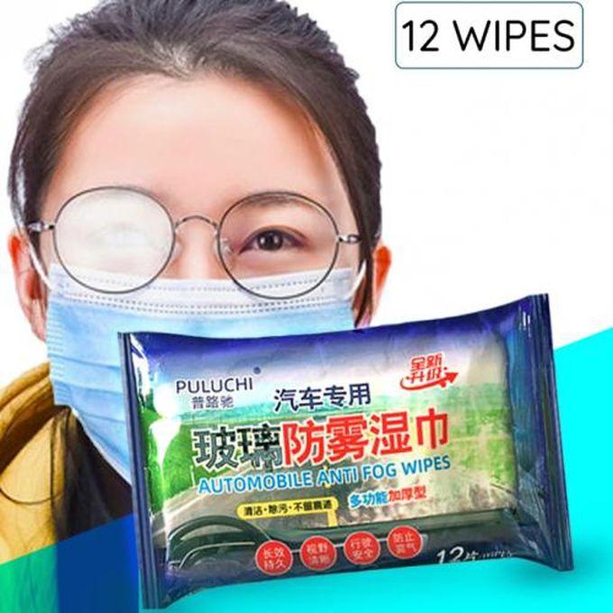Anti-Fog Wipes Are Safe On Glass - 12 Wipes