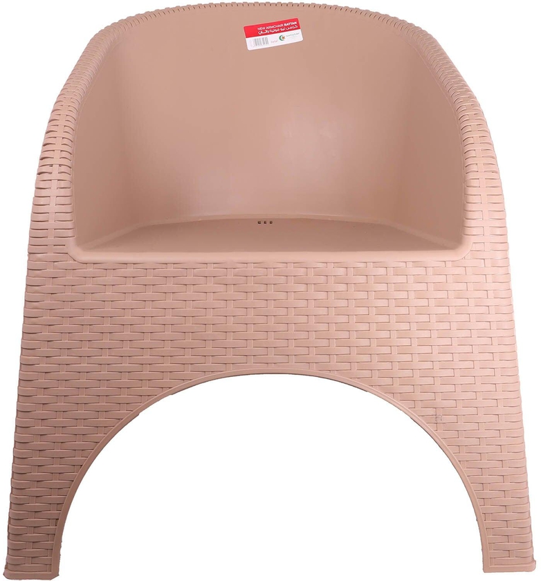 El Helal and Golden Star Arm Chair - Beige